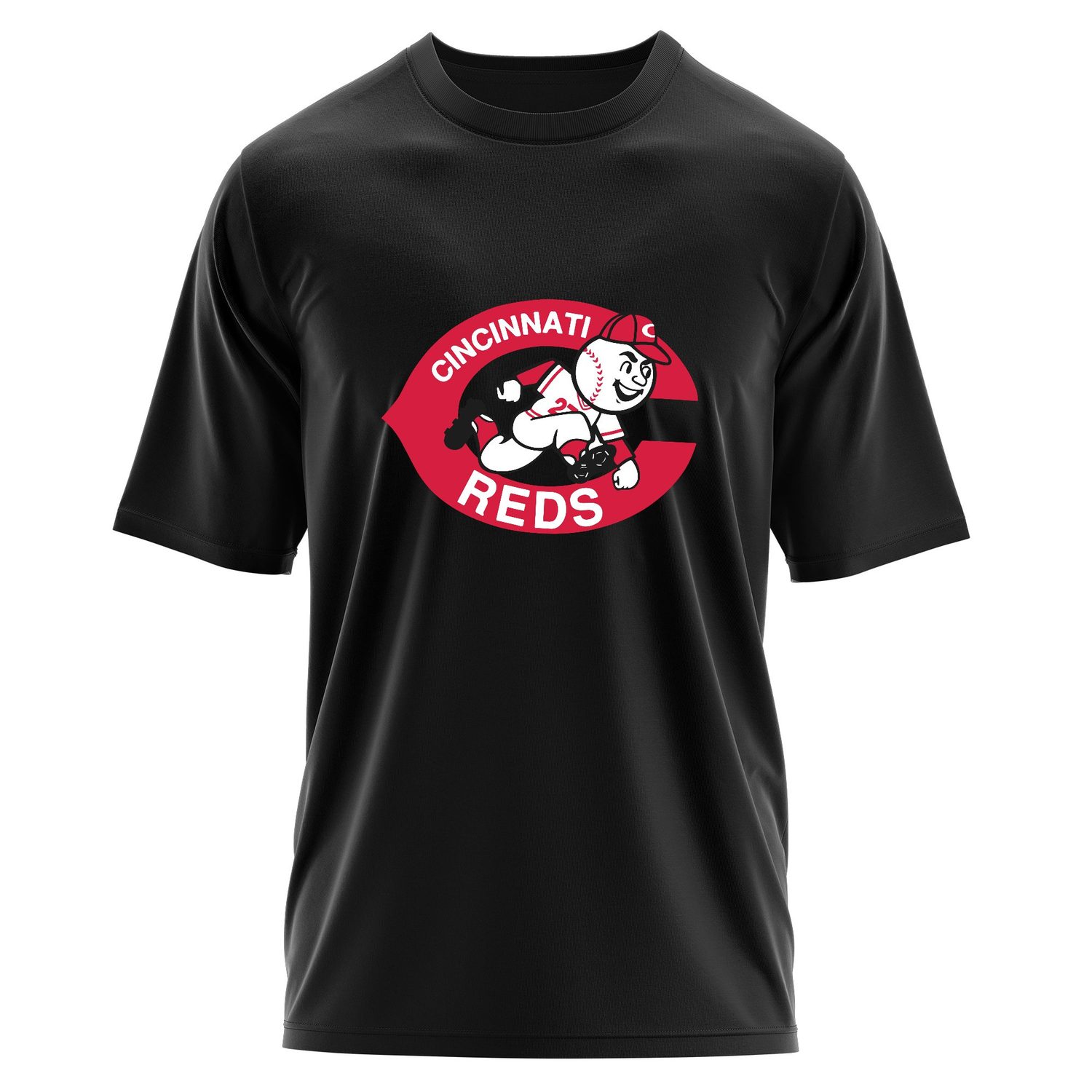 Cincinnati Reds | Mr. Red 80’s Oversize Tişört M - Siyah