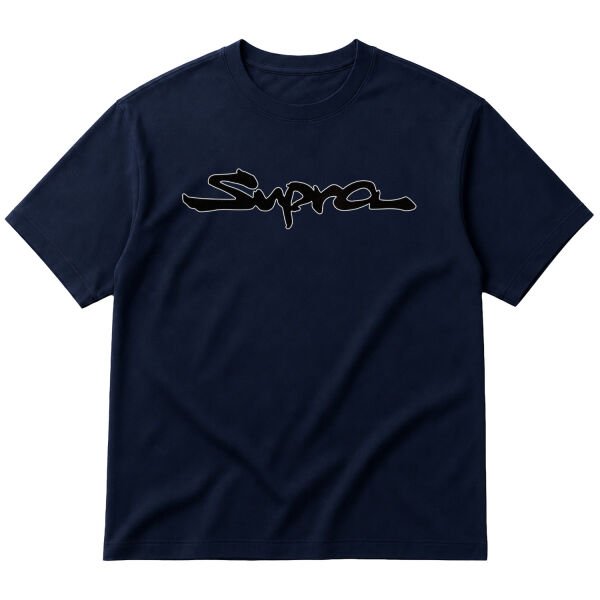 Supra Oversize Tişört L - İndigo Mavisi