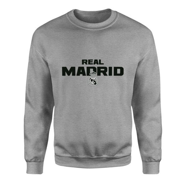 REAL MADRID Sweatshirt L - Gri