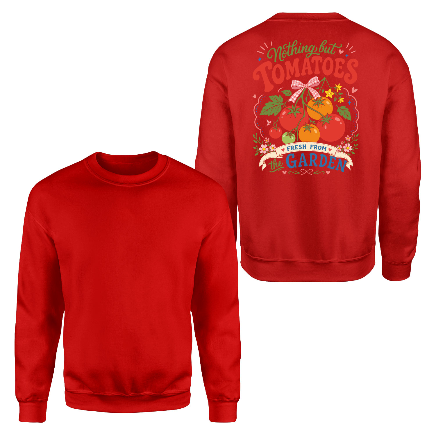 Fresh Tomatoes Sweatshirt XL - Kırmızı