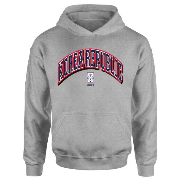 Kore Cumhuriyeti 2026 Varsity Hoodie L - Gri
