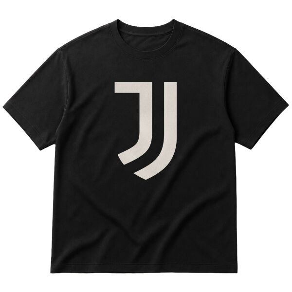 Juventus Big Oversize Tişört S - Siyah