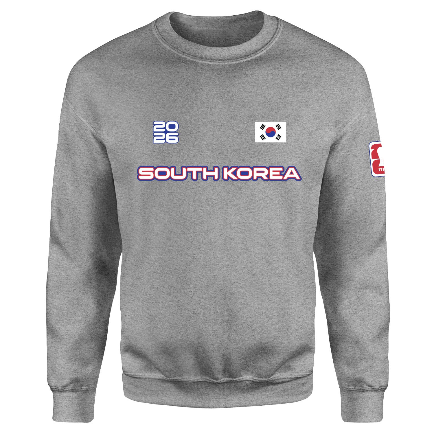 Güney Kore 2026 Sweatshirt L - Gri