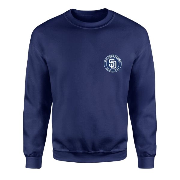 San Diego Padres Baseball Club Sweatshirt S - İndigo Mavisi