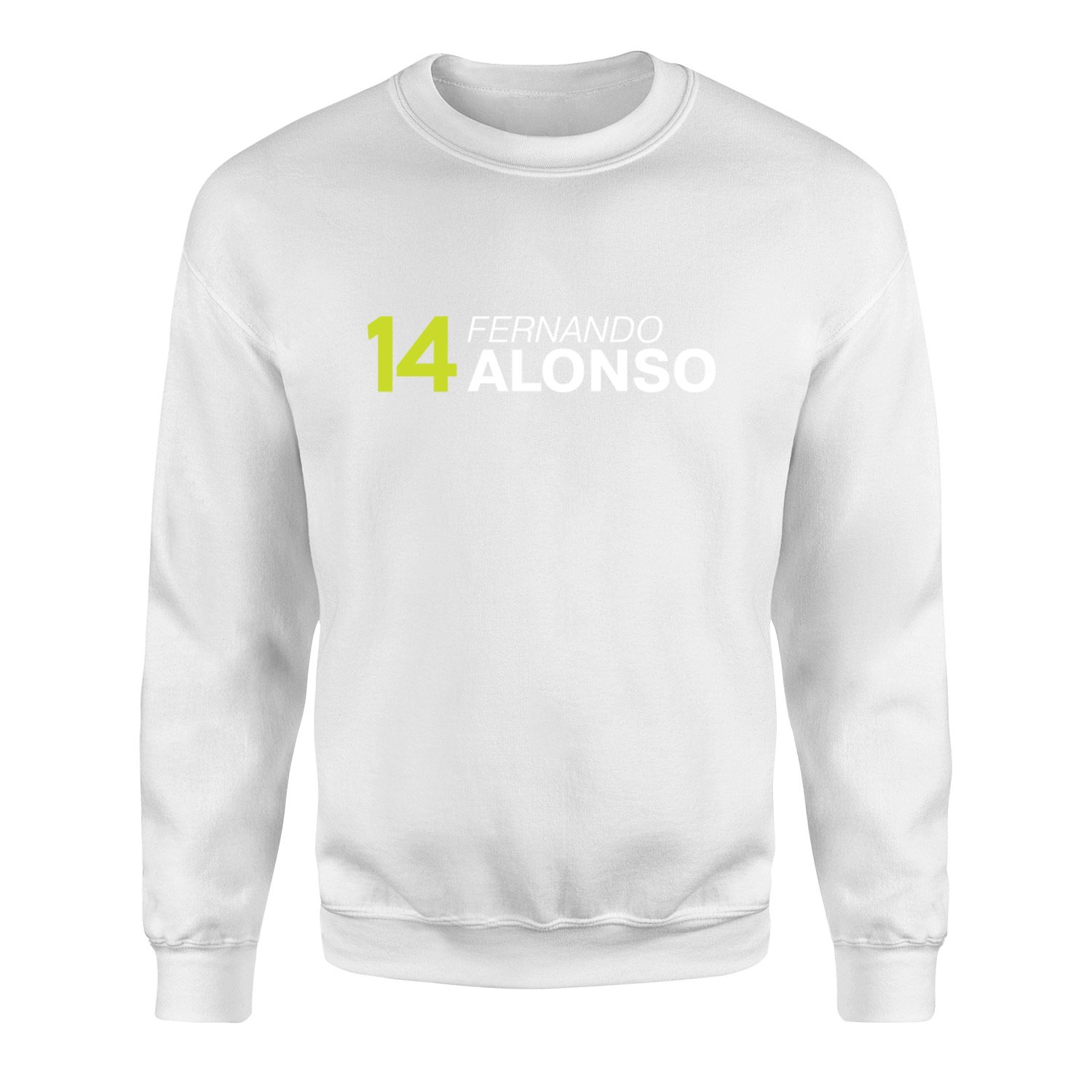 Fernando Alonso 14 Sweatshirt L - Beyaz