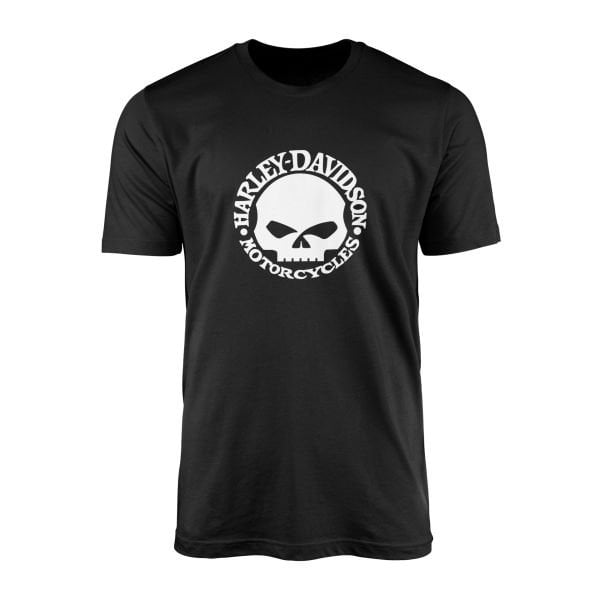 Harley-Davidson Skull Tişört L - Sarı