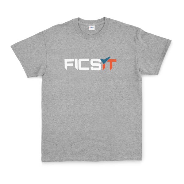 FICSIT Inc. | Satisfactory Tişört M - Gri
