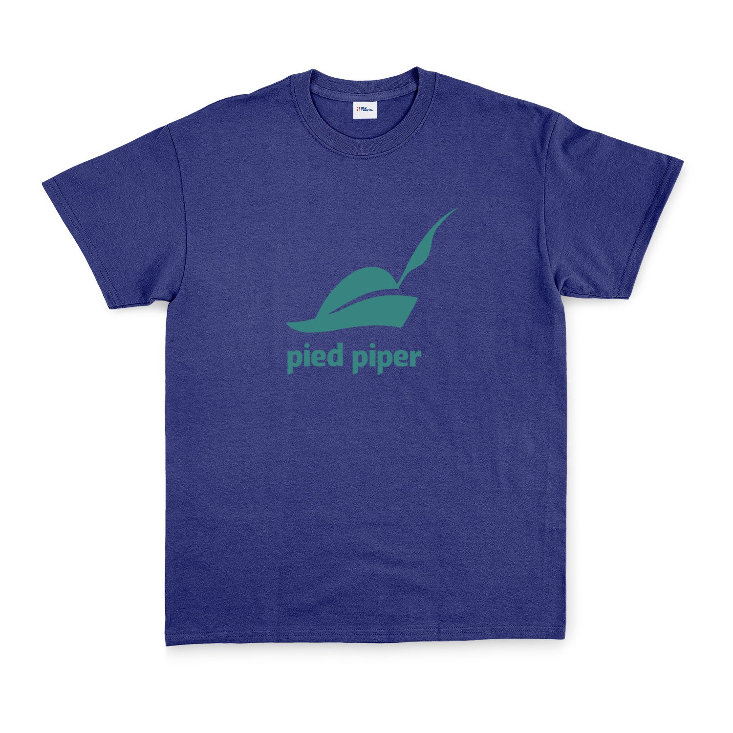 Pied Piper | Silicon Valley Tişört XXL - İndigo Mavisi