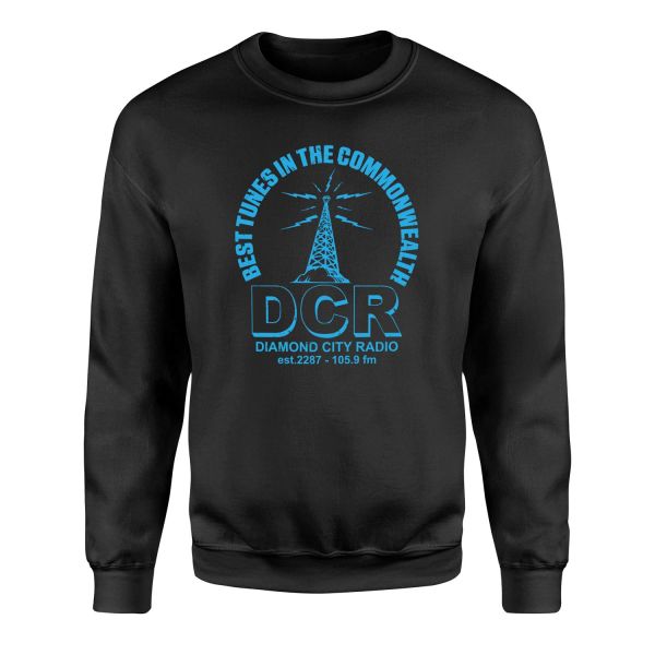 Diamond City Radio Sweatshirt M - Siyah