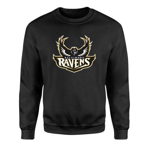 The Ravens Sweatshirt XL - Siyah