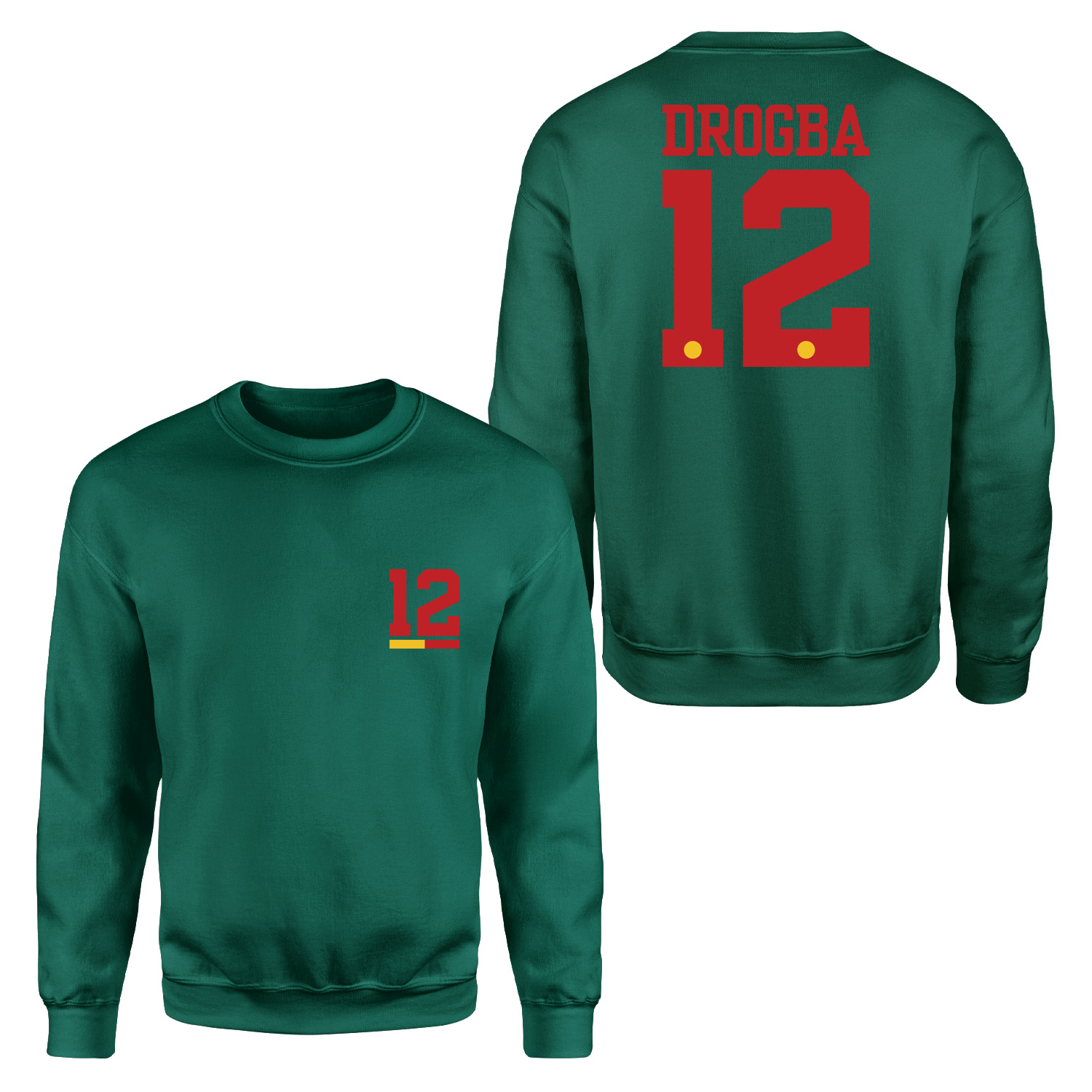 Didier Drogba Forma Sweatshirt S - Nefti Yeşili