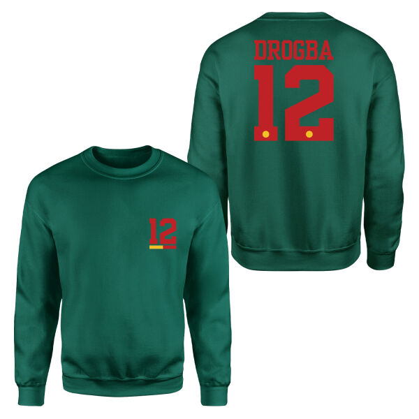 Didier Drogba Forma Sweatshirt S - Nefti Yeşili