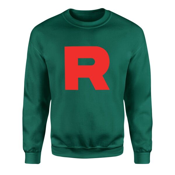 Team Rocket Sweatshirt S - Nefti Yeşili