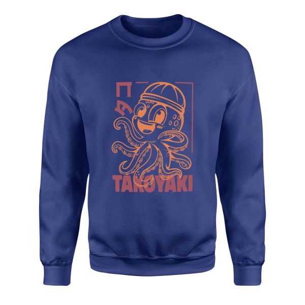 Takoyaki Sweatshirt M - İndigo Mavisi
