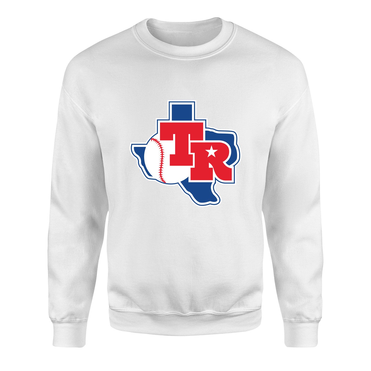 Texas Rangers TX Sweatshirt S - Beyaz
