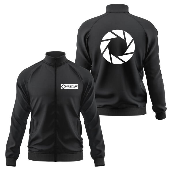 Aperture Laboratories Fermuarlı Sweatshirt S - Siyah