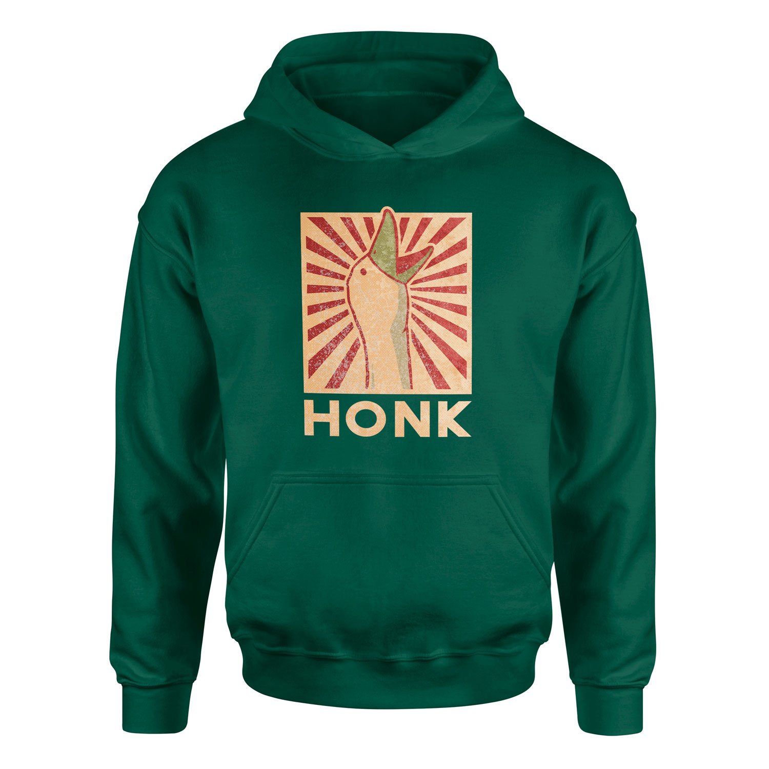 HONK! Hoodie M - Nefti Yeşili