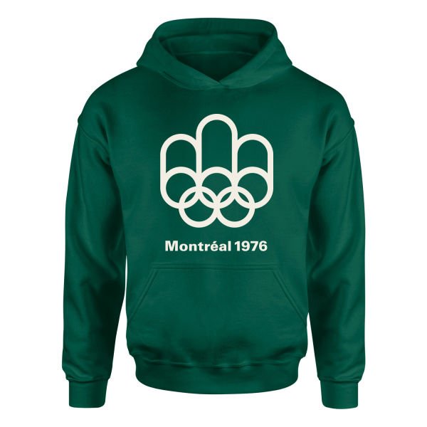 Montreal 1976 Hoodie M - Nefti Yeşili