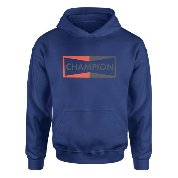 Champion Brad Pitt Hoodie XL - İndigo Mavisi