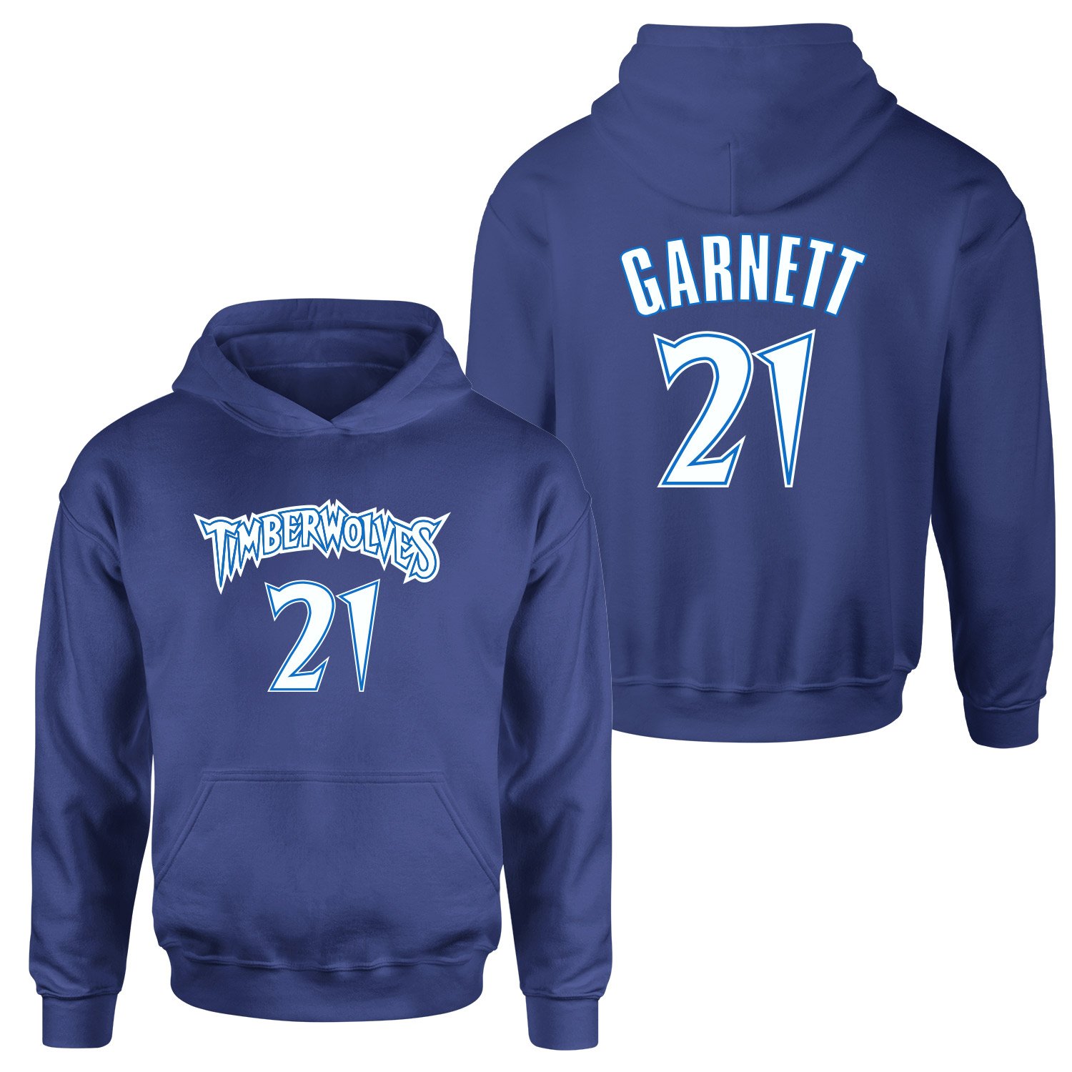 Kevin Garnett 21 THRBCK Forma Hoodie S - İndigo Mavisi
