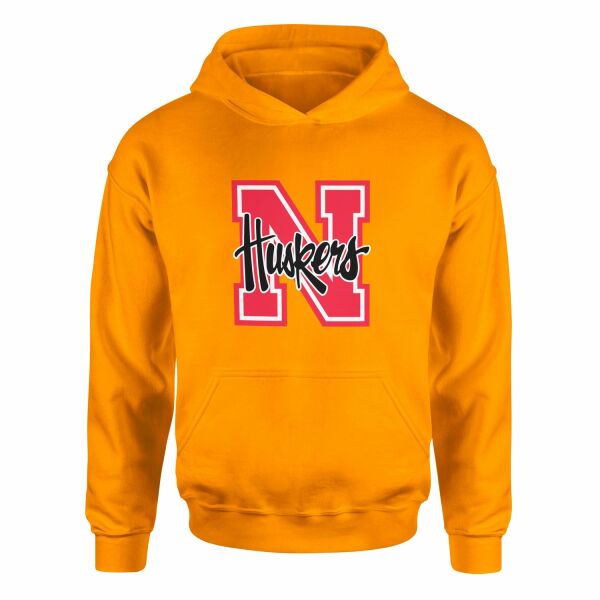 Nebraska Huskers Hoodie M - Turuncu