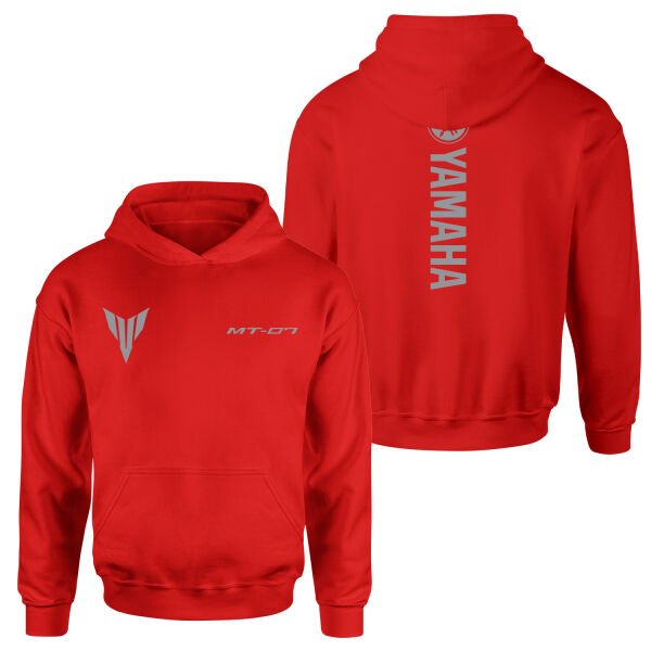 Yamaha MT07 Hoodie S - Kırmızı