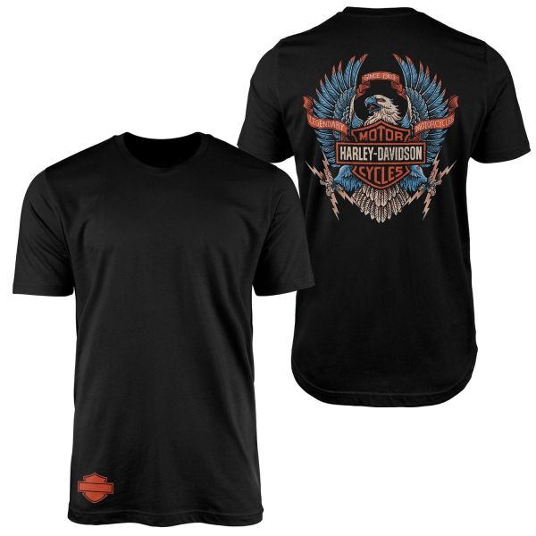 Harley Davidson Legendary Motorcycles Tişört M - Siyah