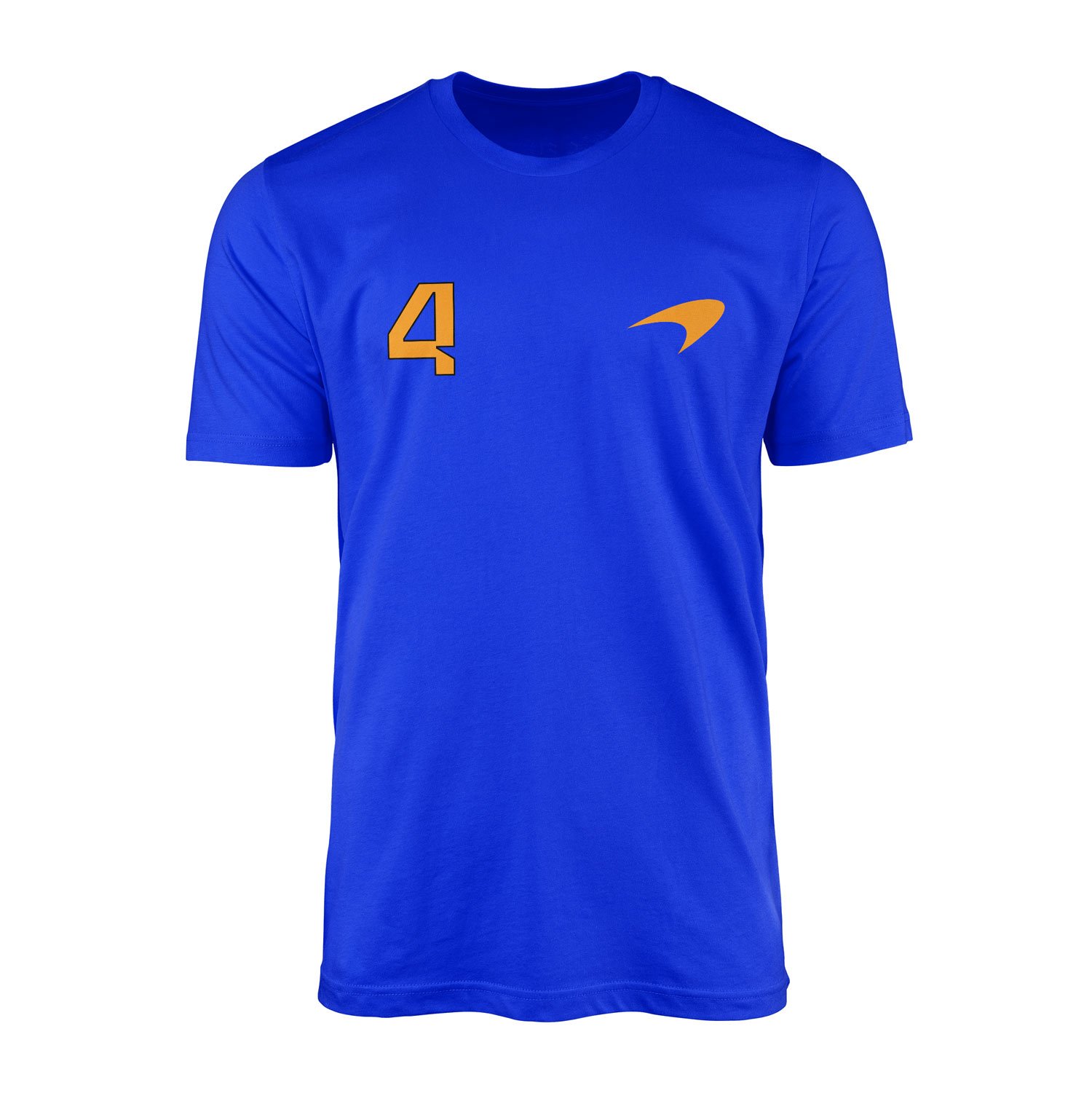Lando Norris #4 McLaren Racing Tişört XXL - Mavi
