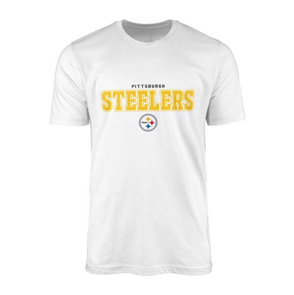 Pittsburgh Steelers B Tişört L - Beyaz