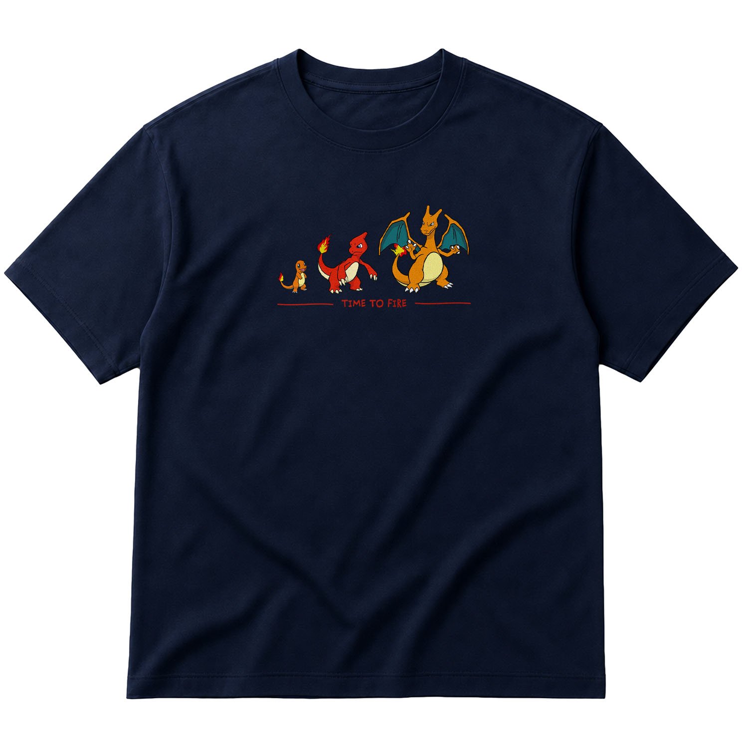 Charizard Evolution | Time to Fire Oversize Tişört