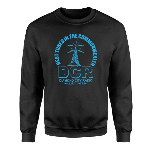 Diamond City Radio Sweatshirt L - Siyah