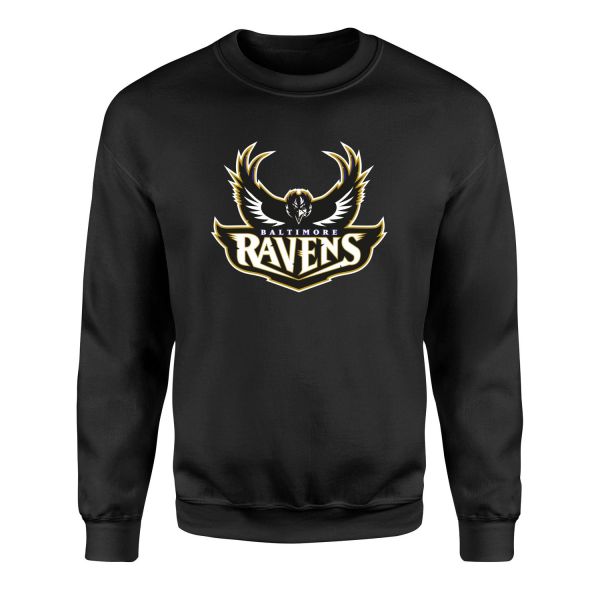 The Ravens Sweatshirt XL - Siyah