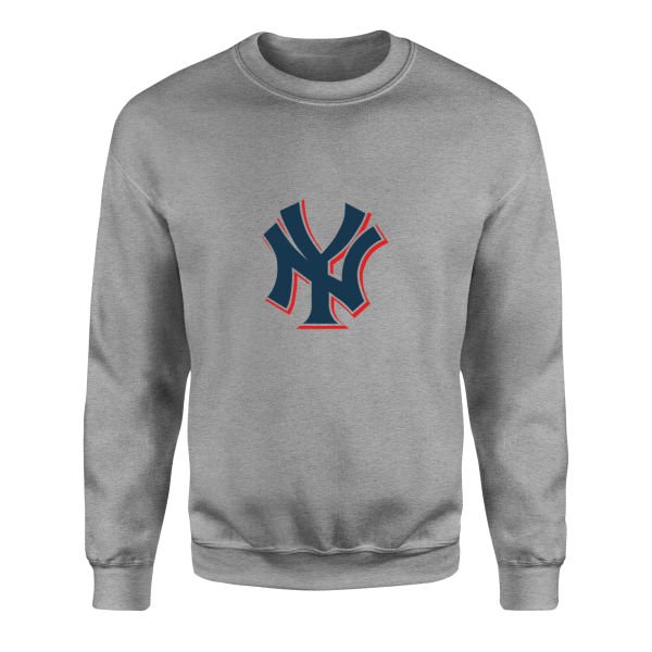 NY Yankees C Sweatshirt L - Gri