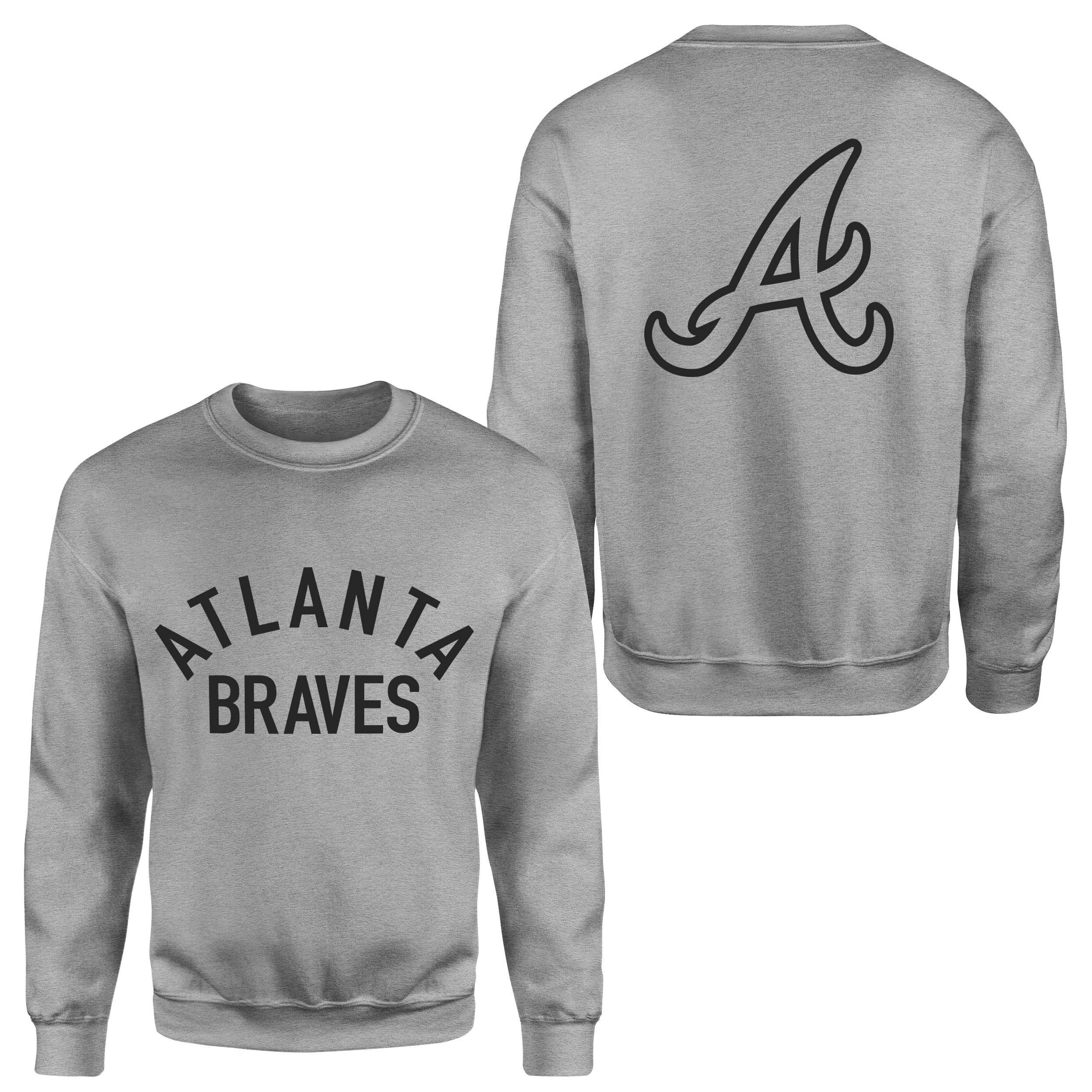 Atlanta Braves Muted Sweatshirt XL - Gri