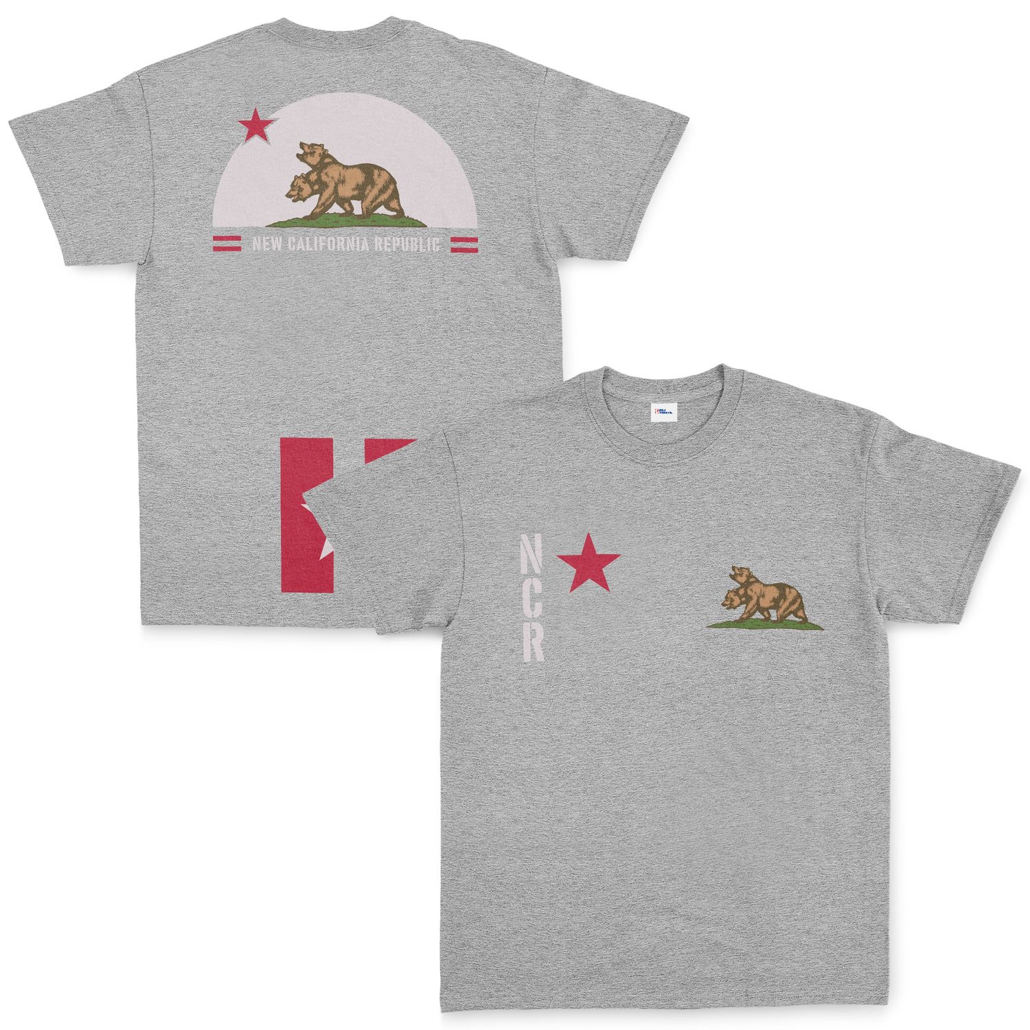 New California Republic NCR Star Edition Tişört M - Gri