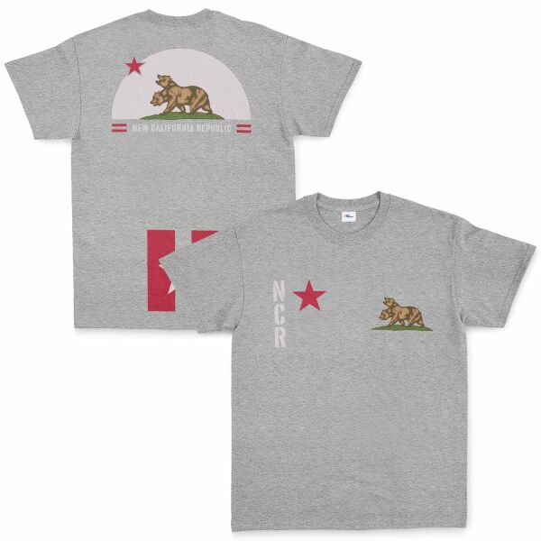 New California Republic NCR Star Edition Tişört M - Gri