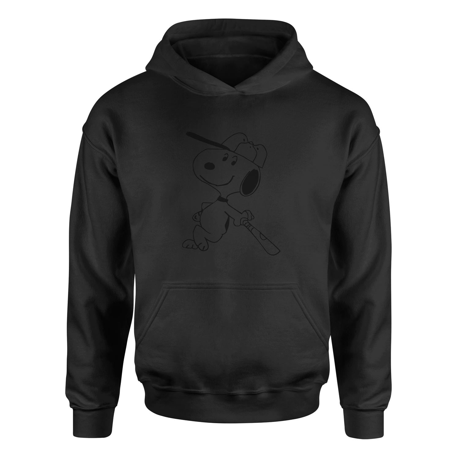 Snoopy Hoodie XXL - Siyah