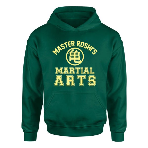 Master Roshi’s Martial Arts Hoodie L - Nefti Yeşili