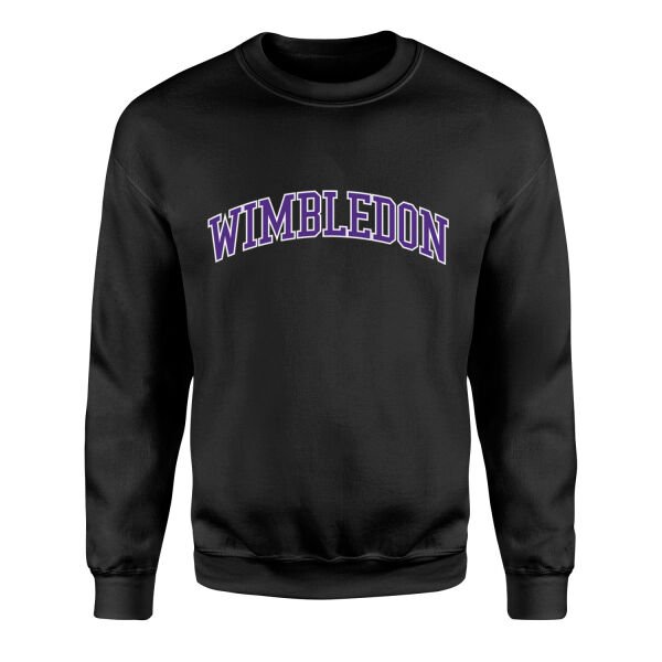 Wimbledon Sweatshirt L - Siyah