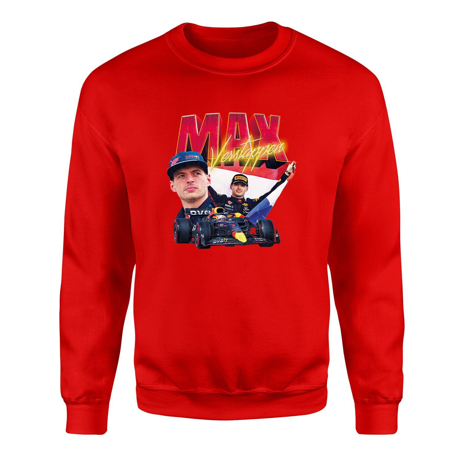 Max Verstappen Champion Sweatshirt S - Kırmızı