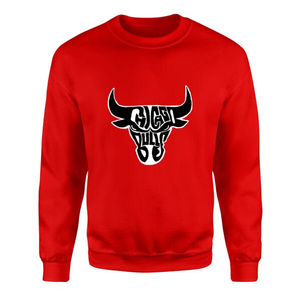 Bulls Sweatshirt L - Kırmızı