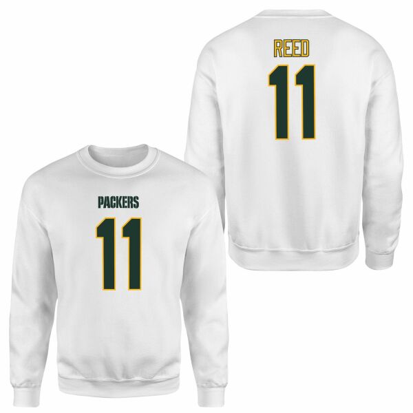 Jayden Reed Green Bay Packers Sweatshirt XXL - Beyaz