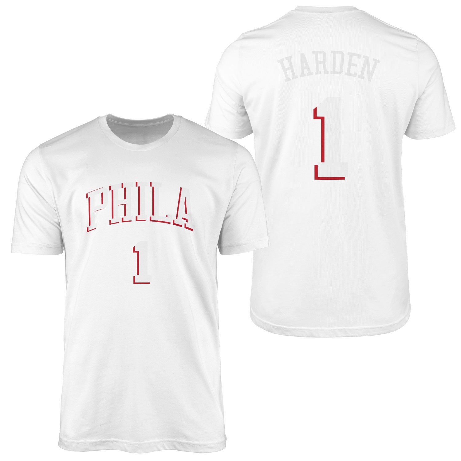James Harden Philadelphia Forma Tişört M - Beyaz