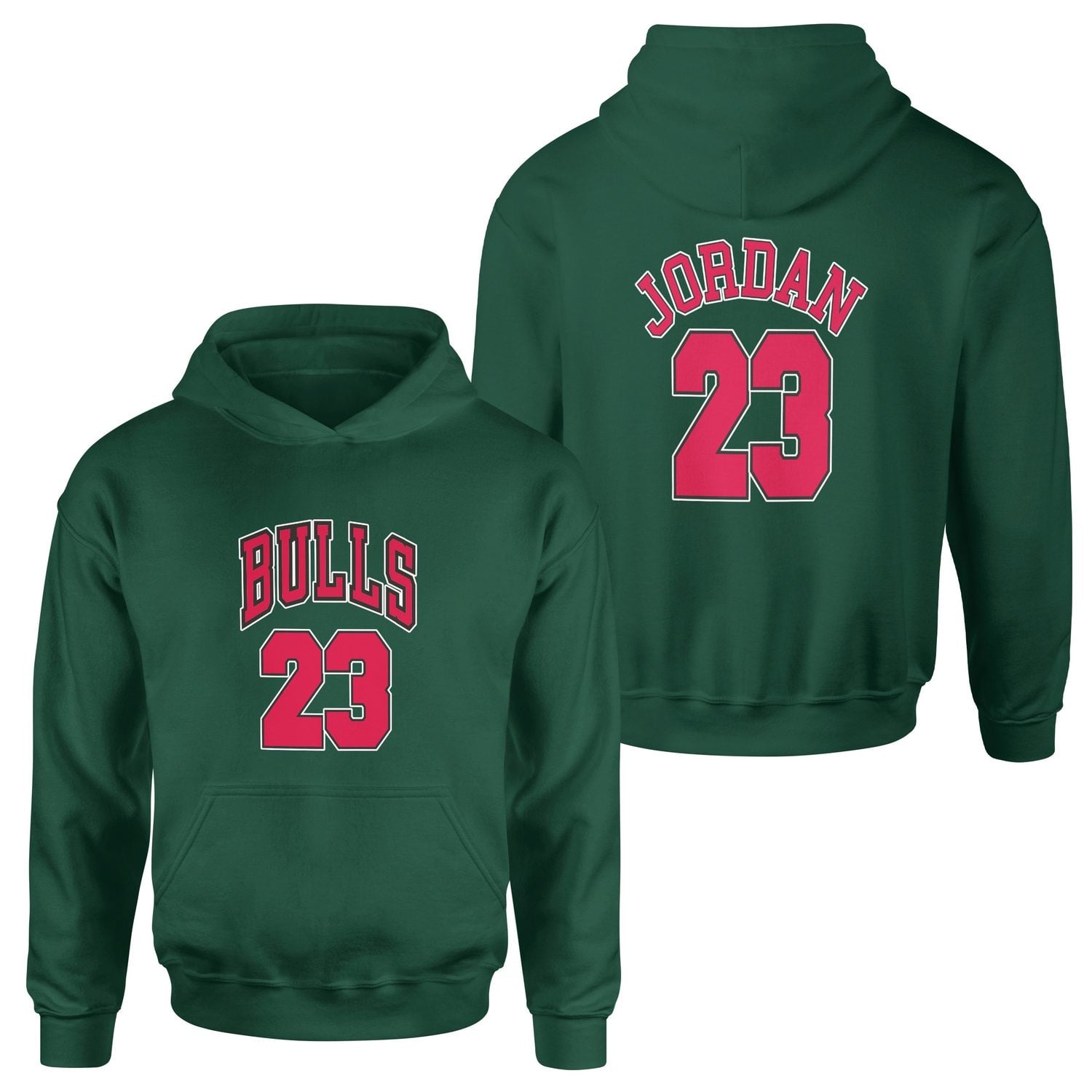 Michael Jordan 23 Forma Hoodie XXL - Nefti Yeşili
