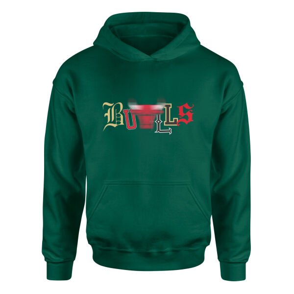 Bulls History Hoodie L - Nefti Yeşili