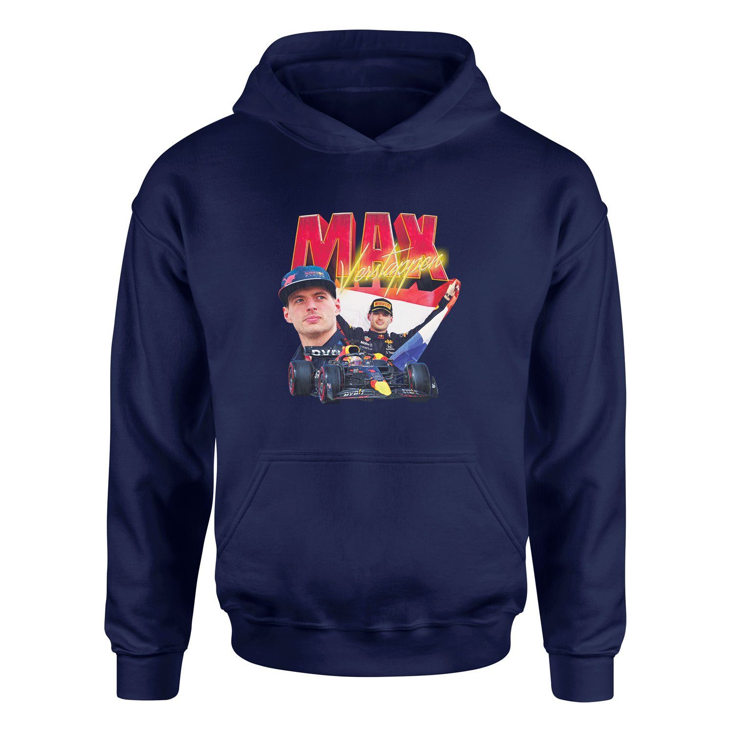 Max Verstappen Champion Hoodie L - İndigo Mavisi
