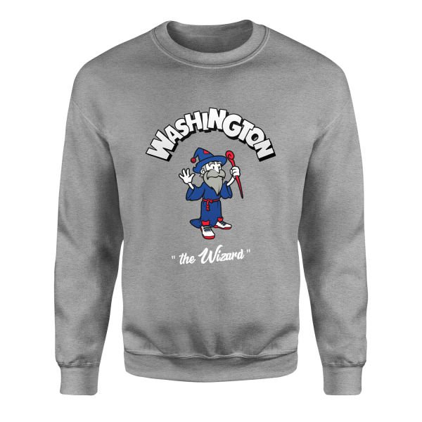 Wizards Cartoon Sweatshirt L - Gri