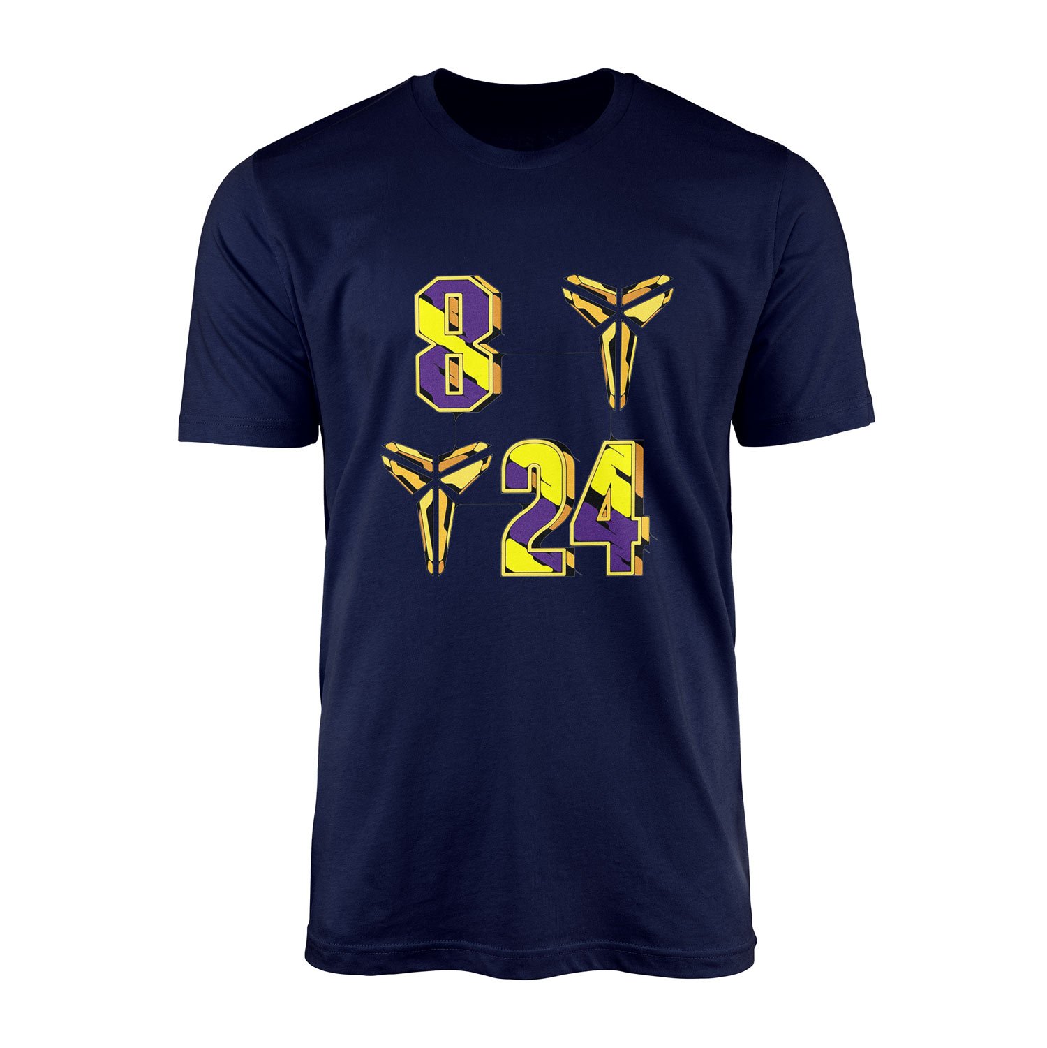 8-24 Kobe Bryant Tişört XL - İndigo Mavisi