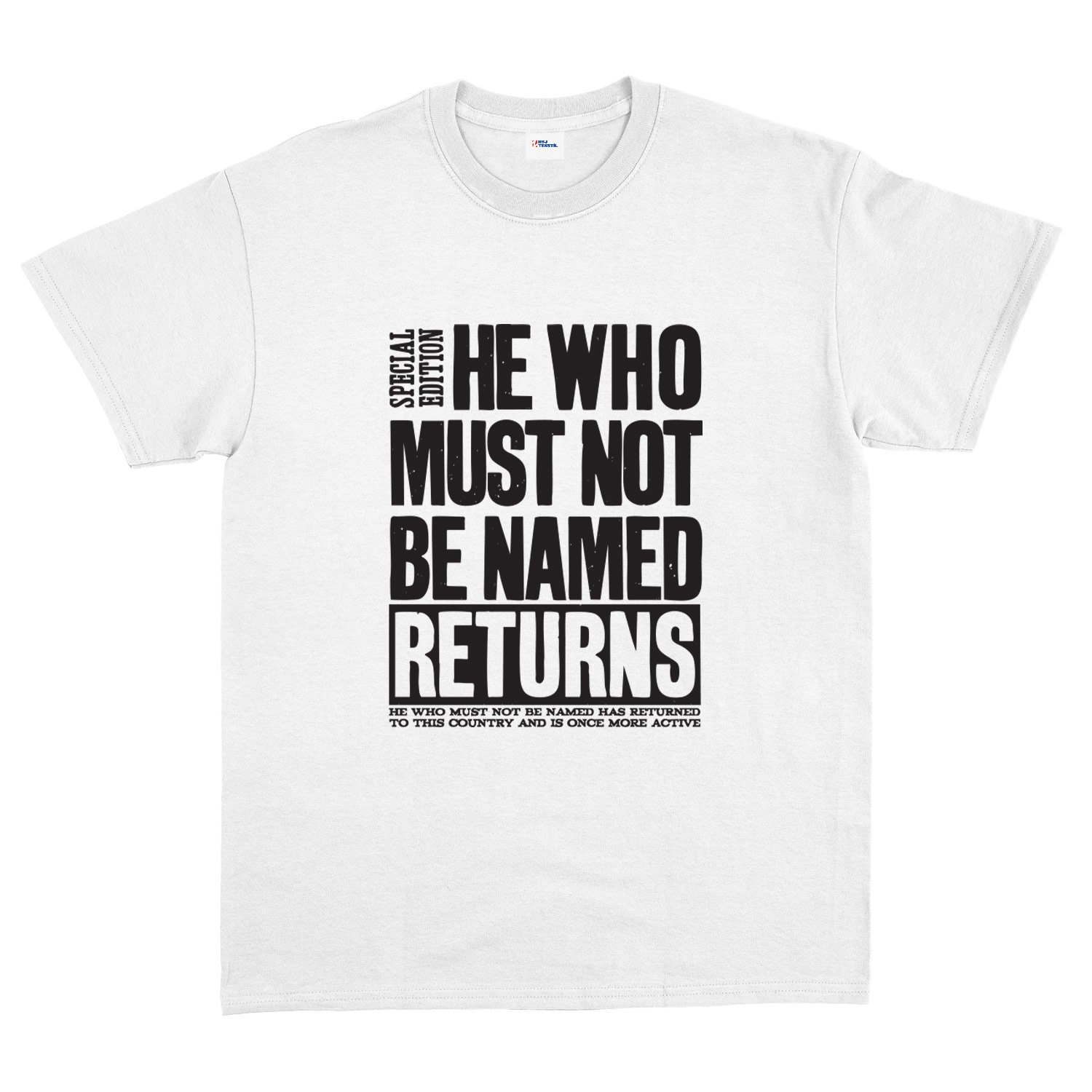 He Returned Tişört XXL - Beyaz