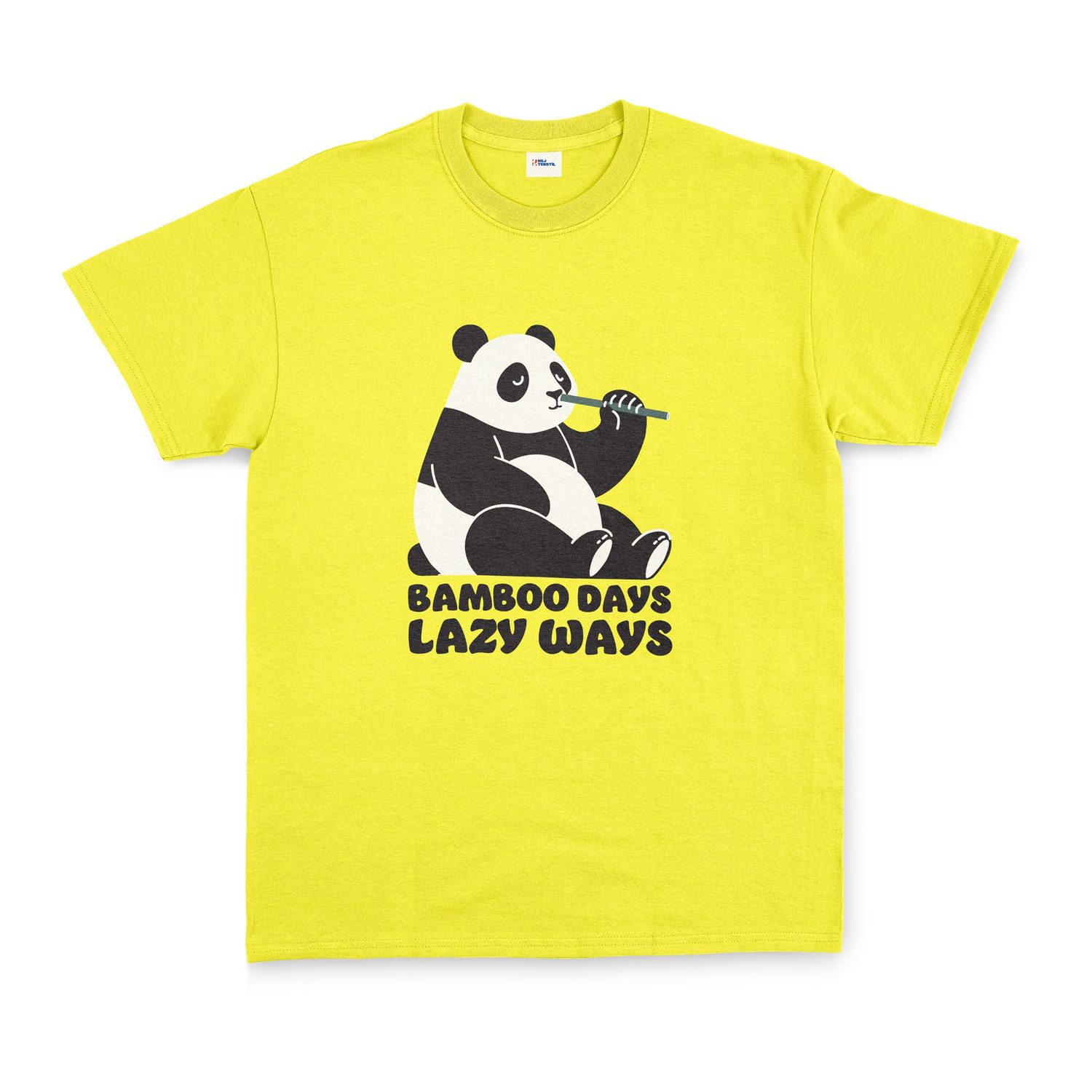 Bamboo Days Lazy Ways Tişört XXL - Sarı